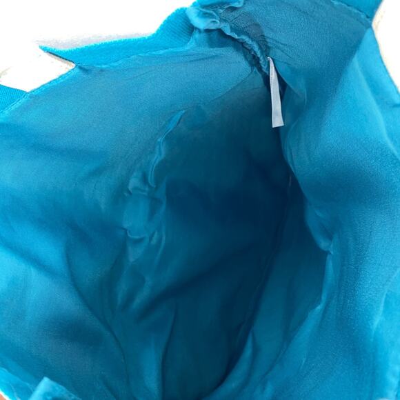 KIEHLS Limited Edition Art Janine Rewell Reusable Canvas Tote Shopping Bag Blue - Picture 8 of 13